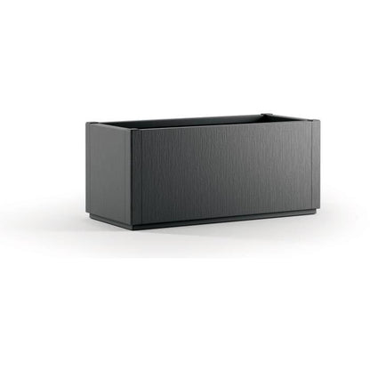 Ethica rectangular flower box 80 cm graphite