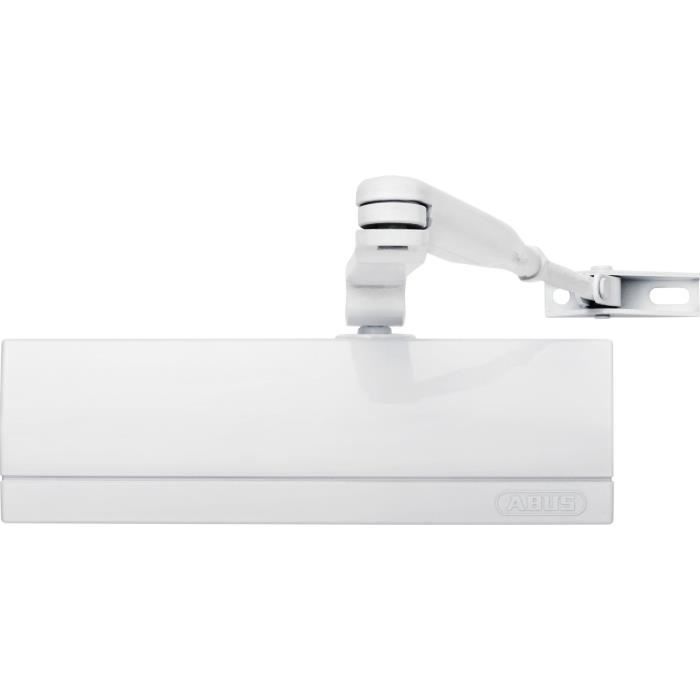 Door closer - ABUS - AC6124 W - Quiet and secure closing for offices and apartments up to 1.10 m - Max 80 kg - Adjustable