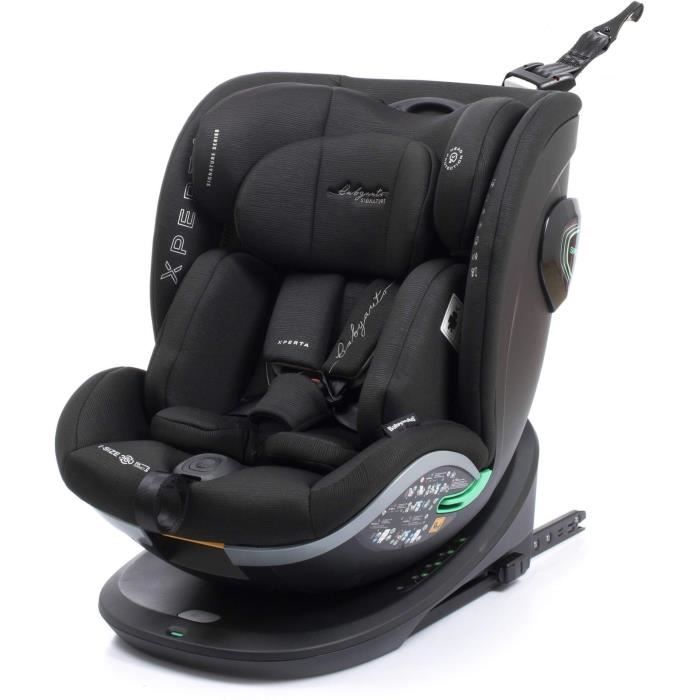 Car seat - BABYAUTO - XPERTA BLACK LINE - From birth to 12 years - 0-36 kg - I-Size - ISOFIX - 360° swivel - ECE R129