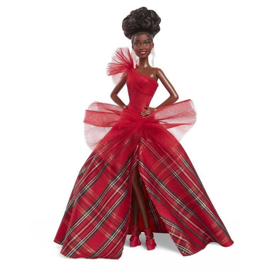 BARBIE Doll Merry Christmas Brunette HRM62