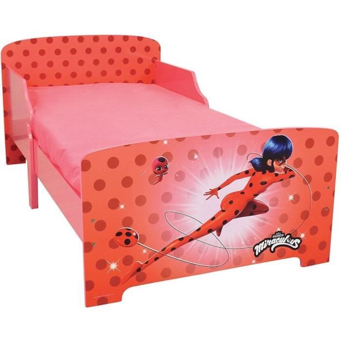 Fun House Miraculous Ladybug Bed With Lattes box spring 140x70 cm