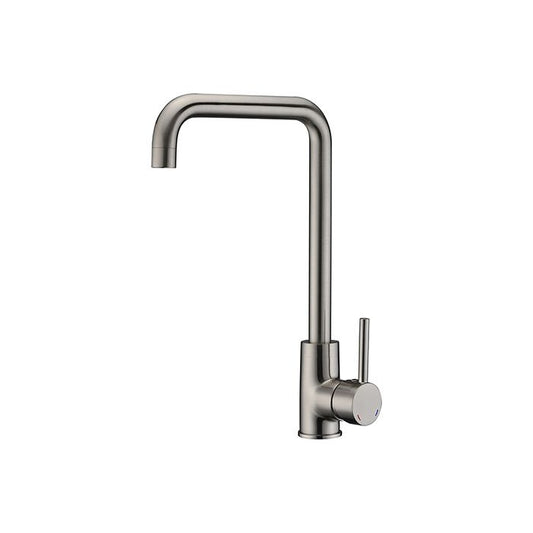 Rousseau Faucet Kitchen Mixer Kilo - Without shower - Stainless steel gray