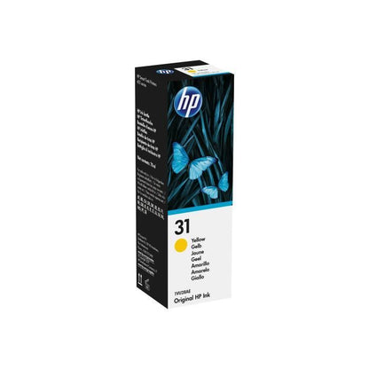 HP 31 Genuine Yellow Ink Bottle 70 mL (1VU28AE) for HP Smart Tank 455/457/513/Plus 555/Plus 559/Plus 570/Plus 655