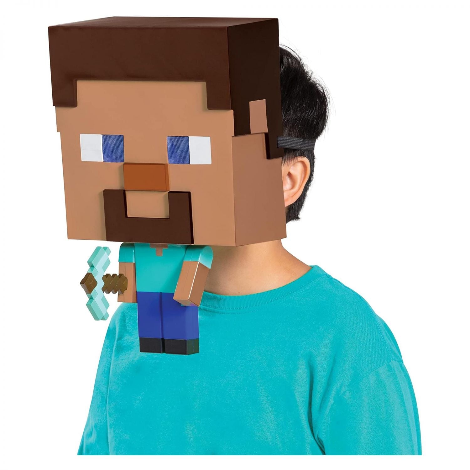 Minecraft Steve Child Costume Mask | One Size