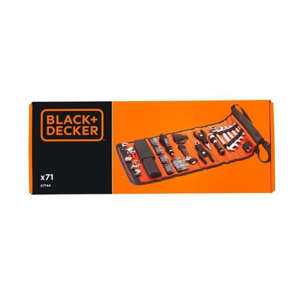 BLACK & DECKER Roll-up bag with 71 car accessories