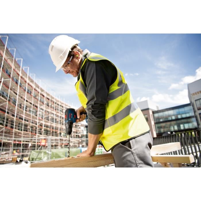 Bosch Professional GSB 18V-55 percussion drill + 2 batteries 2.0Ah + charger GAL 18V-40