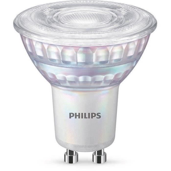 Philips LED Equivalent 50W GU10, Dimmable, Glass, Lot of 2
