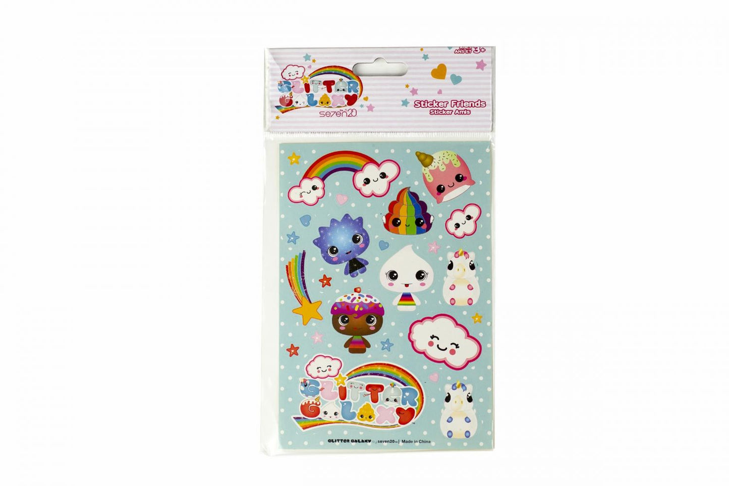 Glitter Galaxy Sticker Friends Sheet Wave 1