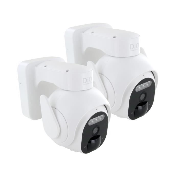 Outdoor Cameras - DIO CONNECTED HOME - Set of 2 - Rotating - Battery - 3MP