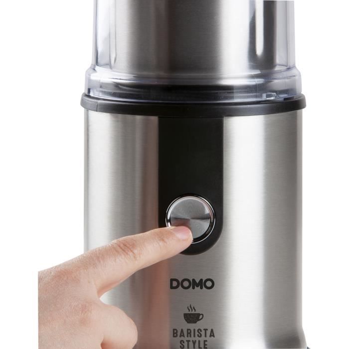 Electric coffee grinder - DOMO - DO723K - 300 W - Capacity: 110 g - Grinding mechanism with burrs