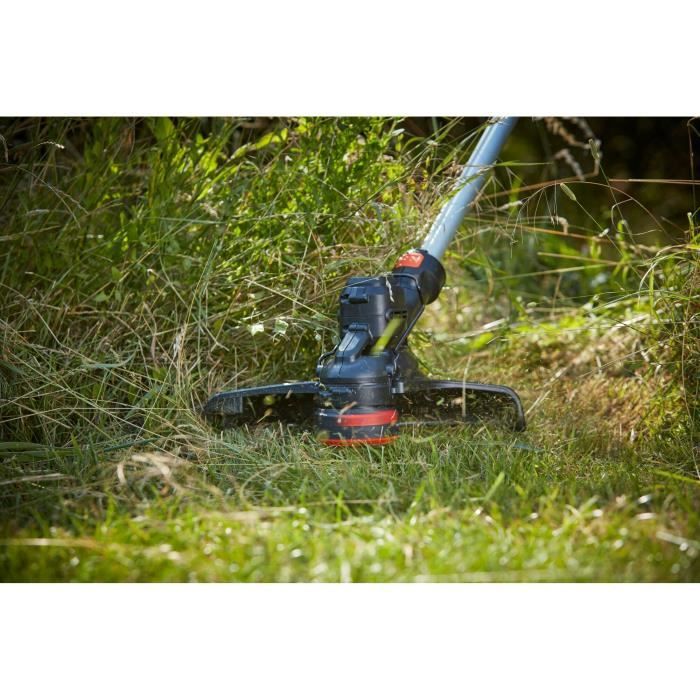 Black+33cm wireless 33cm cutter Decker BCST636L1 -QW 36V 2.5 Ah PowerCommand Pivotant 180 ° - Telescopic tube - 2 handles