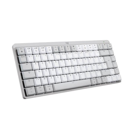 Logitech - Wireless keyboard for Mac - MX Mechanical Mini - Pale gray