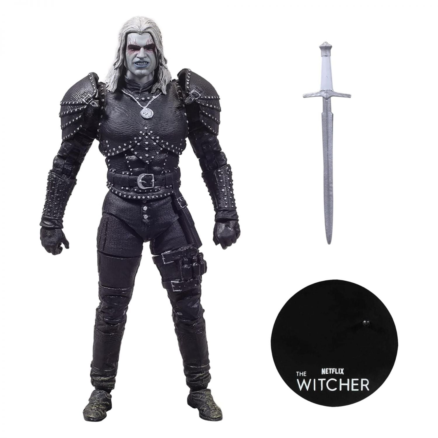 The Witcher Netflix 7-Inch Scale Action Figure | Geralt of Rivia in Witcher Mode