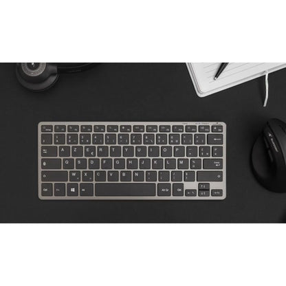 Wireless Keyboard - BLUESTORK - MINI R - Compact - Rechargeable - Grey/Black