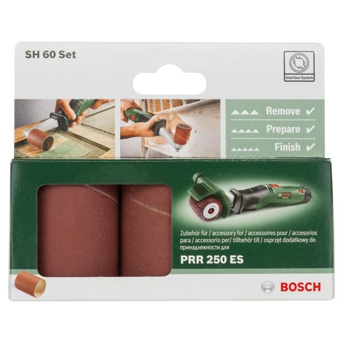 BOSCH Abrasive set PRR 60mm G80 + G120 + G240