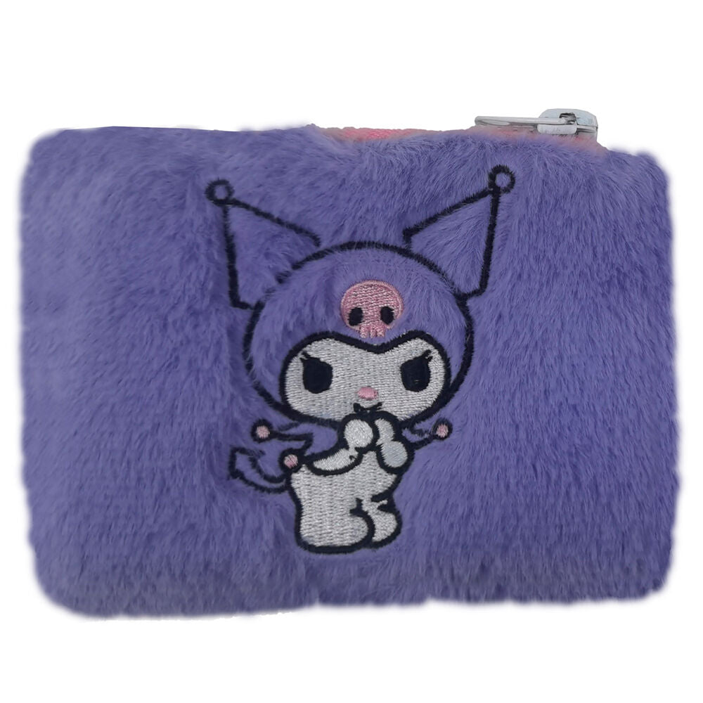 Hello Kitty Kuromi plush purse
