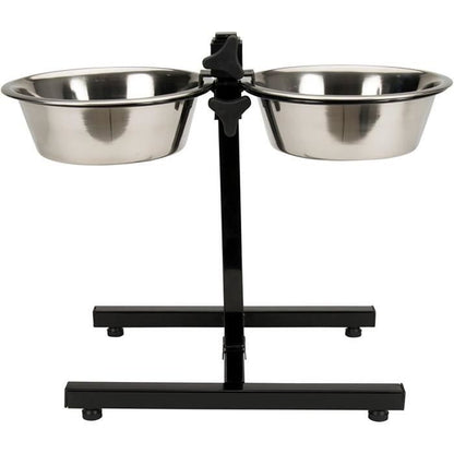 TYROL Height-adjustable bowl support - 25 cm - 2.8 L - For dogs