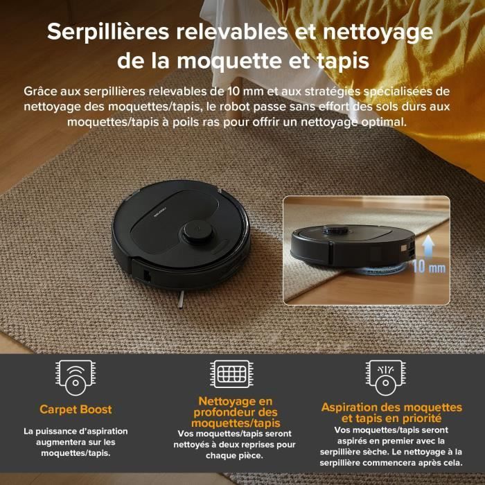 ROBOROCK QR 598 - Robot Vacuum Cleaner - 8000 Pa - Multifunctional Station - Anti-tangle
