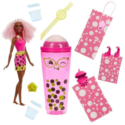 Barbie-Pop Reveal-Scented Doll Bubble Tea Series with Accessories HTJ20