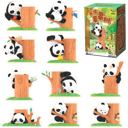 Panda Roll Fruit Tree Climbing assorted surprise figure
