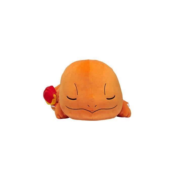 Charmander Sleeping Plush 40cm - BANDAI - Pokémon - Soft Toy or Pillow for Children 2 Years and Older