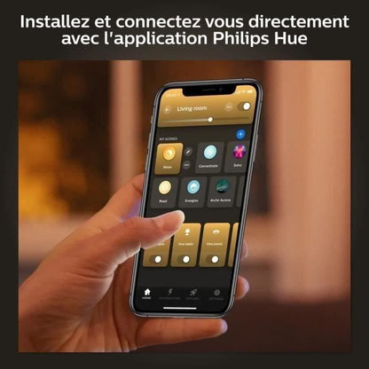 Philips Hue White Ambiance, E27 connected LED bulb, Equivalent 100W, 1600 Lumen, Bluetooth compatible