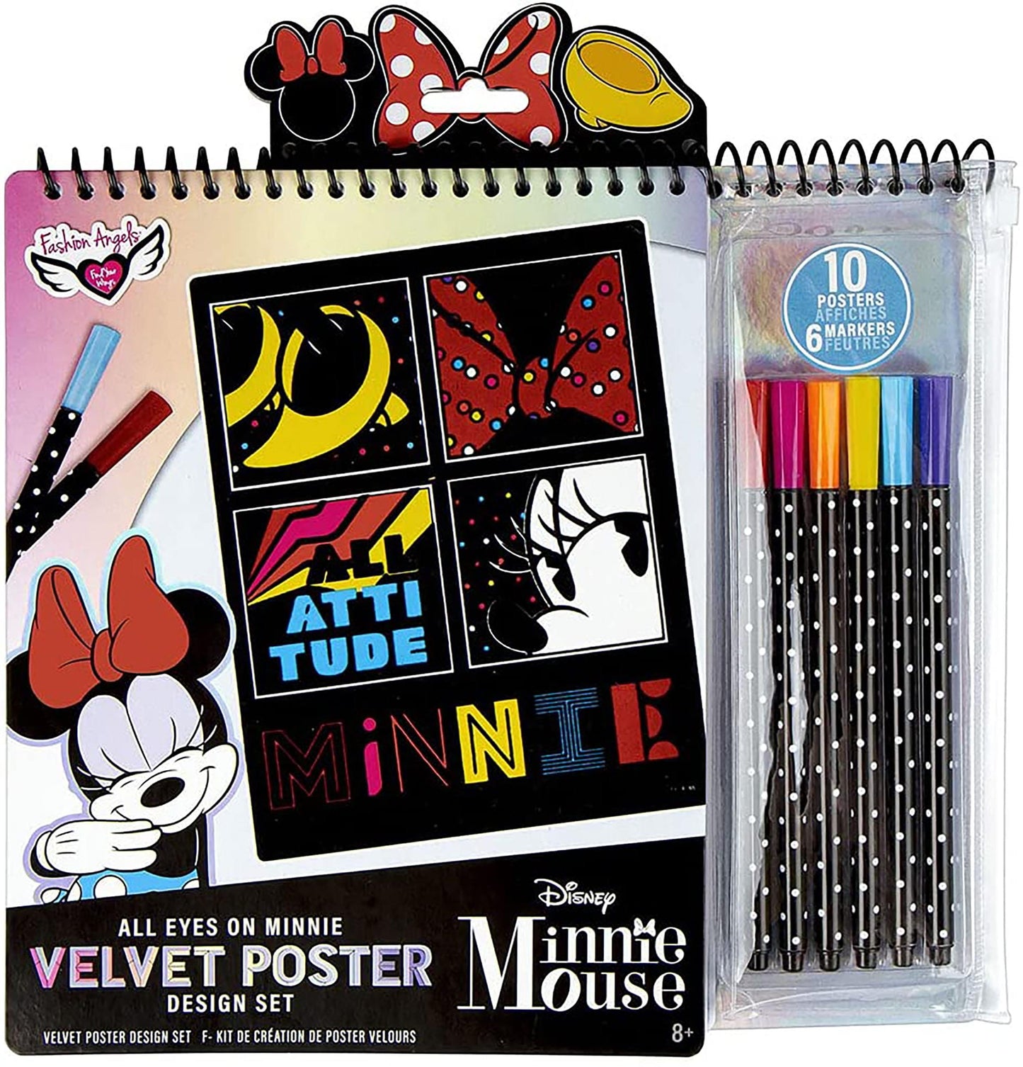Disney Minnie Mouse Fashion Angels Velvet Poster Set