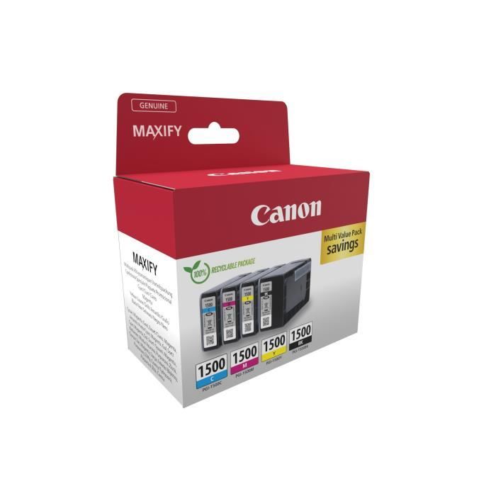 Multipack ink cartridges - CANON - PGI-1500 Black/Cyan/Magenta/Yellow