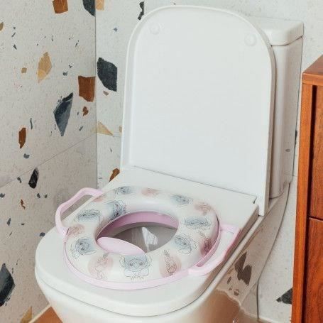 COMFORT TOILET REDUCER WITH LILO AND STITCH HANDLES