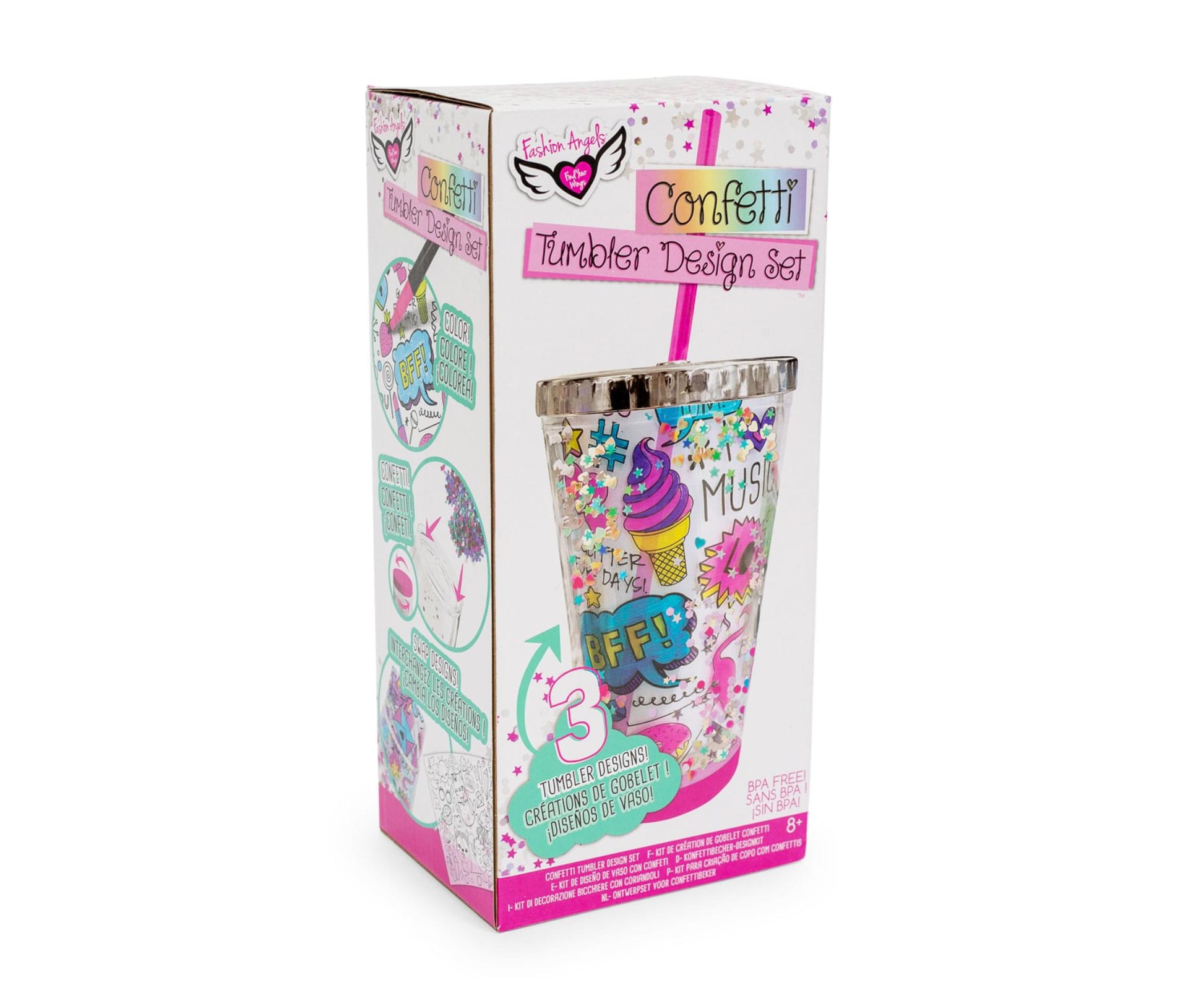 Fashion Angels Confetti Tumbler Design Kit