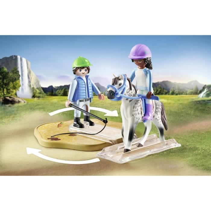 PLAYMOBIL 71637 Horses of Waterfall Riding Arena, 67 pieces, Ages 5+