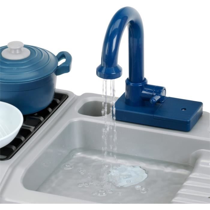 Sink Toy - KLEIN - Miele Kitchen Sink with Working Faucet and Accessories - Comes with many accessories.