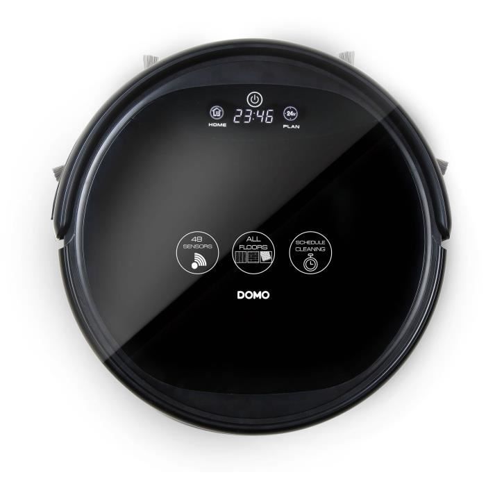 Robot vacuum cleaner with remote control - DOMO - DO7293SN - 120 min - 2000 PA - 550 ml