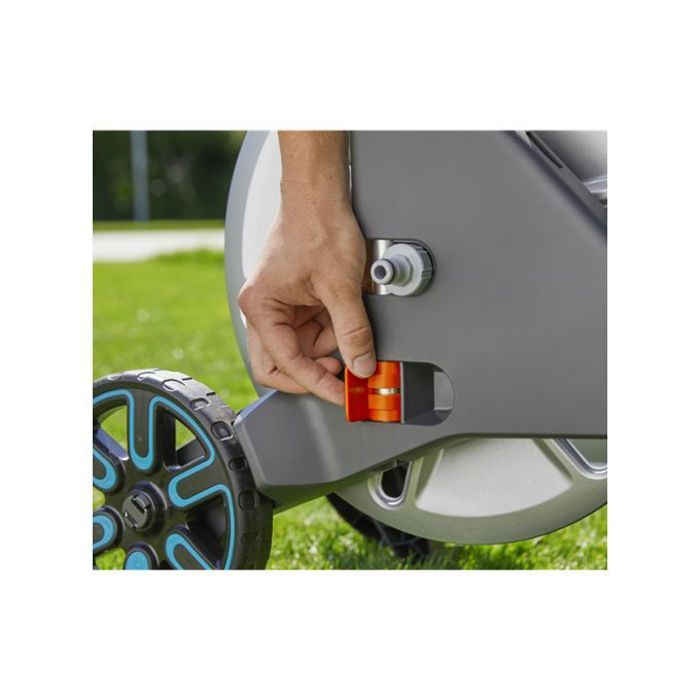 GARDENA AquaRoll M Metal Wheel Hose Reel Equipped