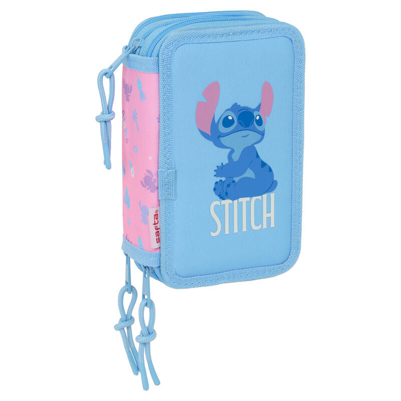Disney Stitch Bright triple pencil case 37pcs