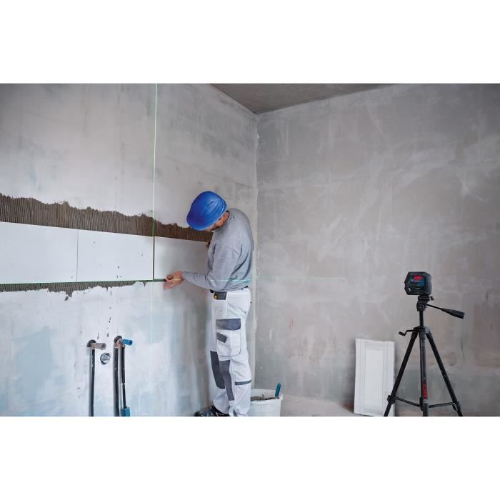 Green laser 2 points and lines GCL 2-50 g with RM support 10 in cardboard box - Bosch - 0601066m00