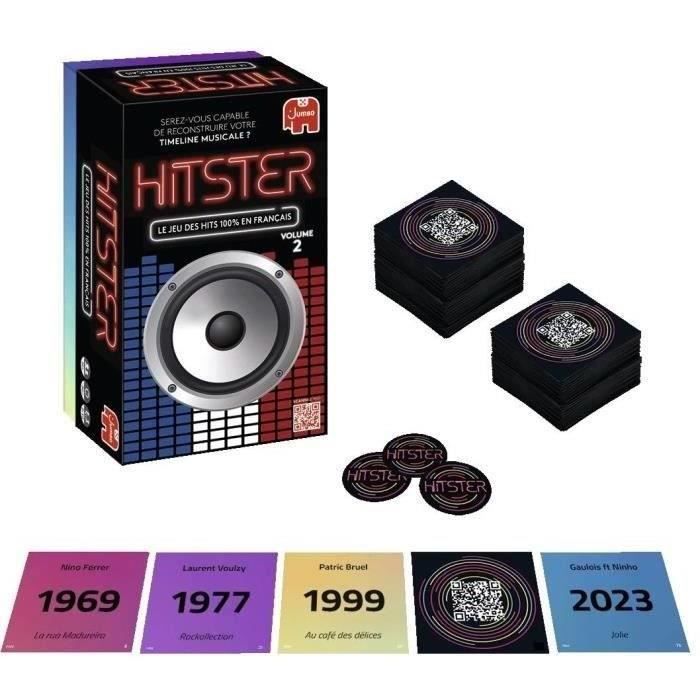 HITSTER 100% FRENCH SONG - Board game - DUJARDIN - Dive into the French musical world with HITSTER!