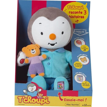 T'CHOUPI Plush Tell me a story ± 30 cm