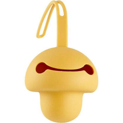 Pacifier holder - THERMOBABY - Silicone - Honey Yellow - Soft and BPA free