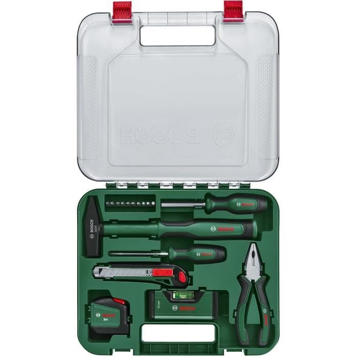 Bosch 17-piece "Universal" hand tool set (versatile repair tool kit for home use)