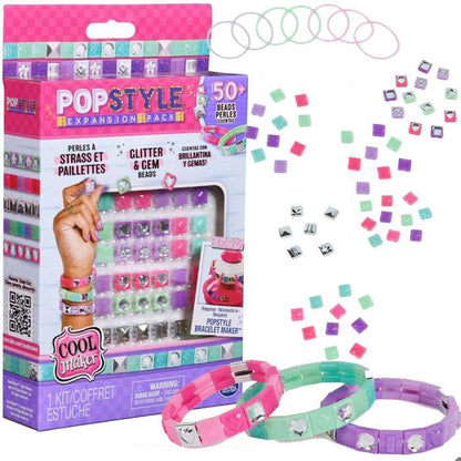 SPIN MASTER COOL MAKER - POP STYLE PACK STRASS AND GLITTER Pop Style Bracelet Machine