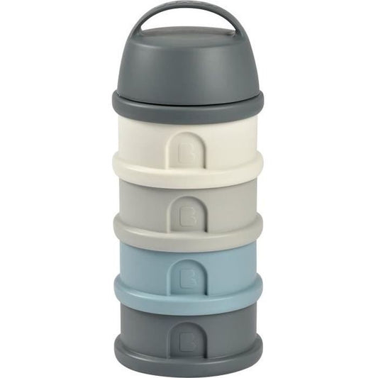 Beaba, dosser box, 4 compartments, mineral Gray / Blue