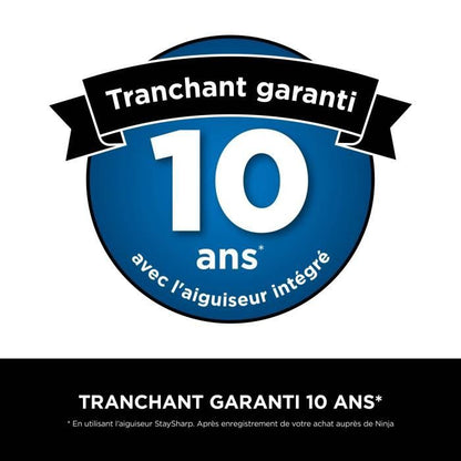 NINJA StaySharp 14-Piece Knife Set - Stainless Steel & Wooden Block - K62014EUUK