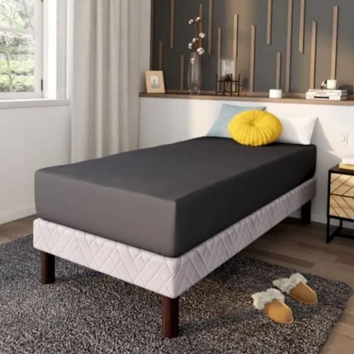 Dodo - antiBacteriens - Anthracite - 90x190 cm Covers Cover - 92 cm