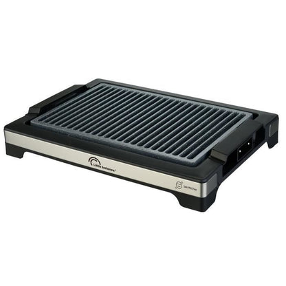 LITTLE BALANCE Electric Barbecue - Easy Nopifas - Cooking surface 38 x 25 cm - PFAS-free microceramic coating - 2000W