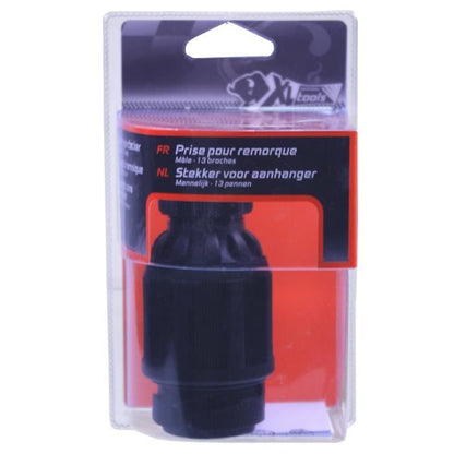 XLPT plastic plug trailer. 7 pins.Male