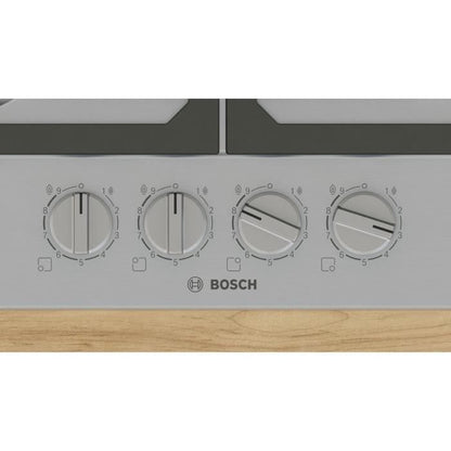 Gas hob - BOSCH Series 6 - 4 burners - 52 x 58.2 x 4.5 cm - PCP6A5I90 - Stainless steel