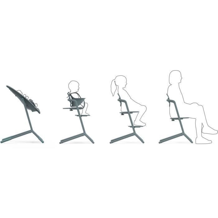 CYBEX- Lemo 2 Adjustable High Chair - Stone Blue