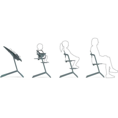 CYBEX- Lemo 2 Adjustable High Chair - Stone Blue