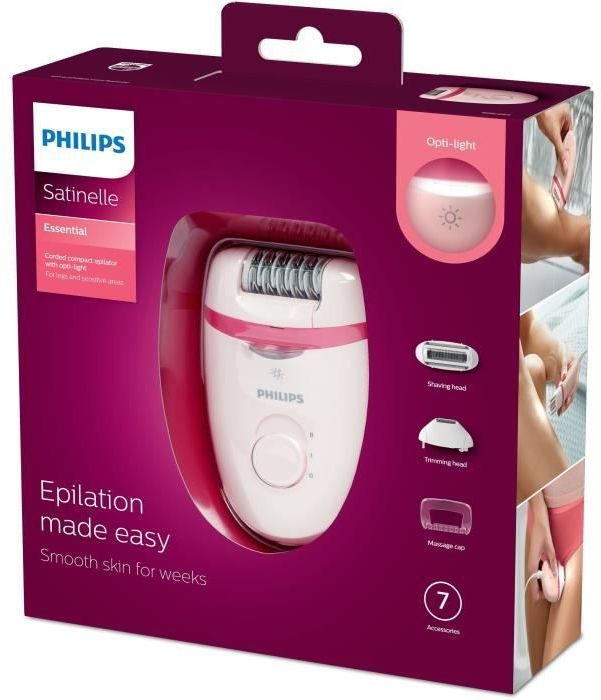 Electric epilator - PHILIPS - BRE285/00 - Satinelle